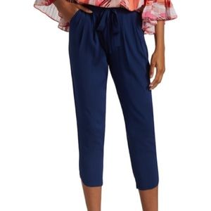 Allyn Silk-Blend Pants